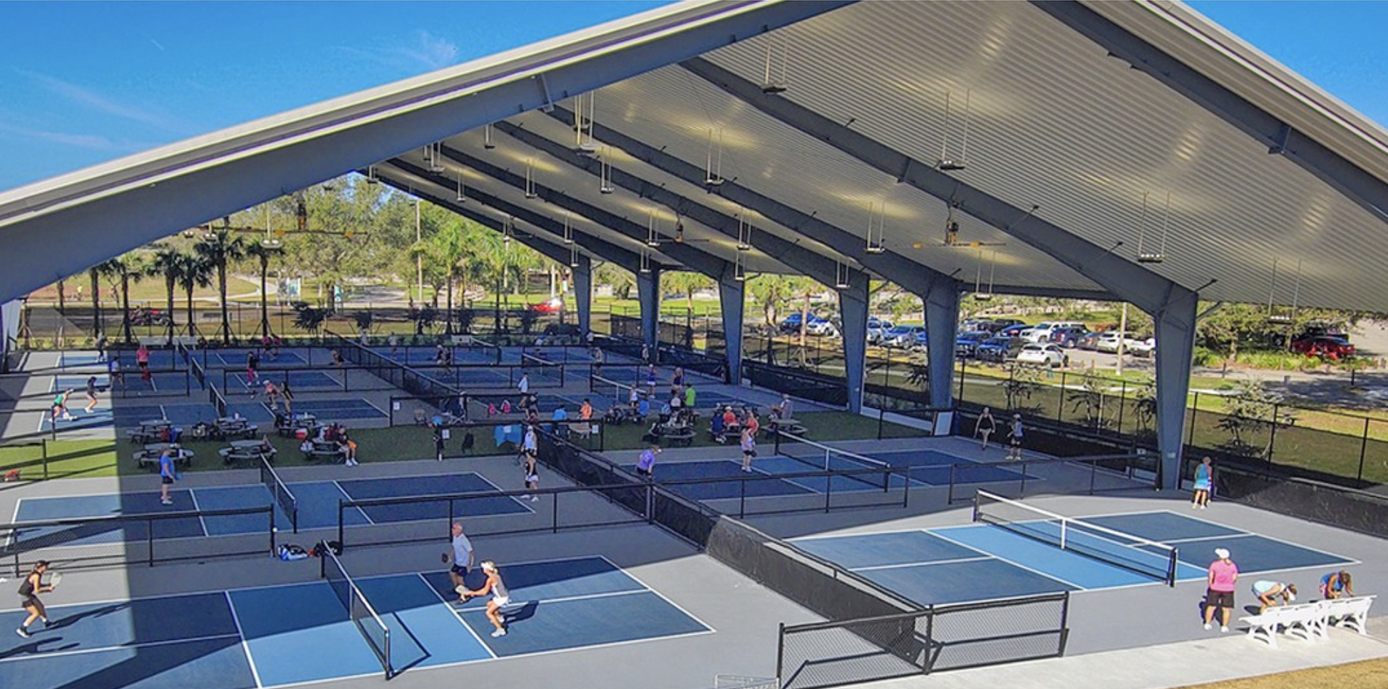 pickleball courts at GT Bray